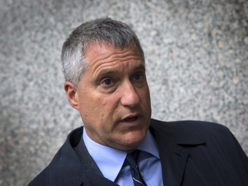 Attorney Steven Donziger speaks with reporters outside United States Court of Appeals in New York City on April 20, 2015. Photo credit: Mike Segar/Reuters