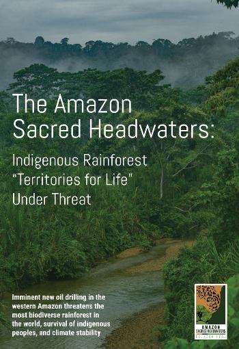 The Amazon Sacred Headwaters: Indigenous Rainforest 'Territories for Life' Under Threat