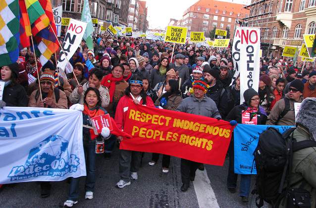 Protesting in Peru
