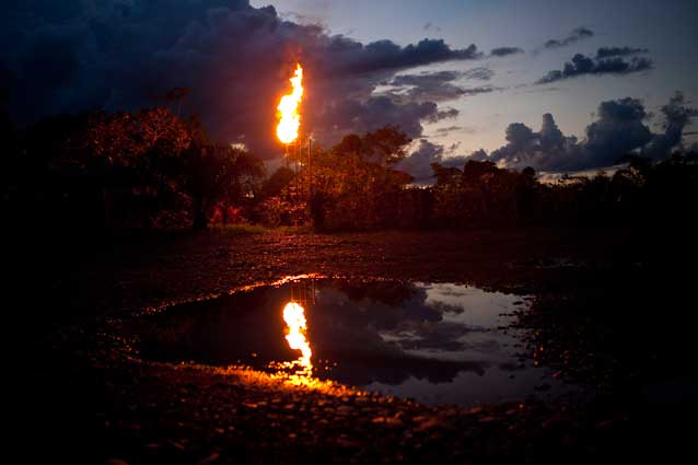 Chevron designed their oil extraction systems to pollute the rainforest in order to save a few dollars per barrel