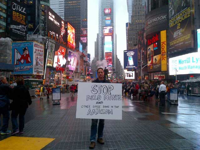 Protest in Times Square