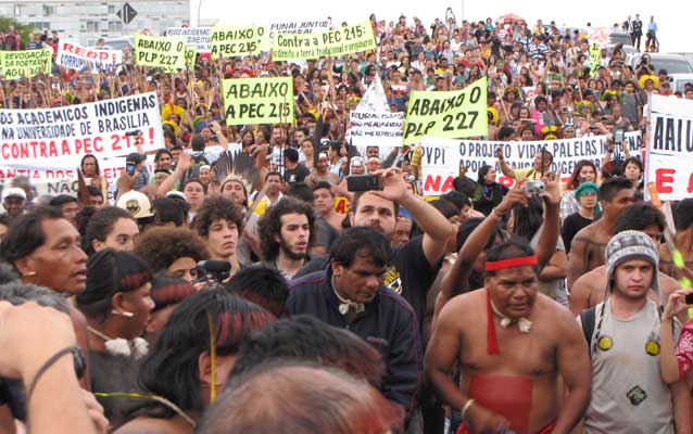 Protests Sweep Brazil Demanding End to Attack on Indigenous Rights