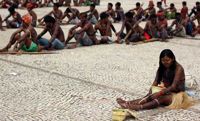 Protesting the Belo Monte Dam