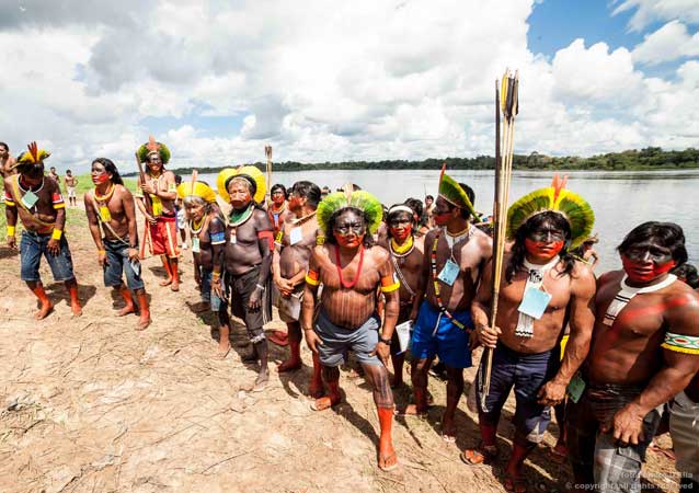 Facing enormous setbacks to indigenous rights in Brazil, 400 Kayapo leaders and warriors met on the Xingu River to discuss strategy for upholding their rights  