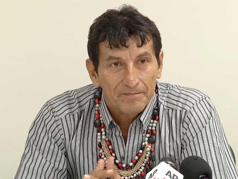 Alfonso Lopez, President of the Kukama Federation, ACODECOSPAT. Photo credit: Fusion