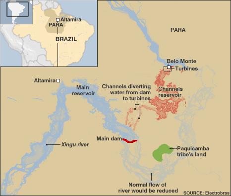 Belo Monte dam design