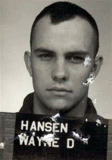 Wayne Hansen, now 62, as a young convict