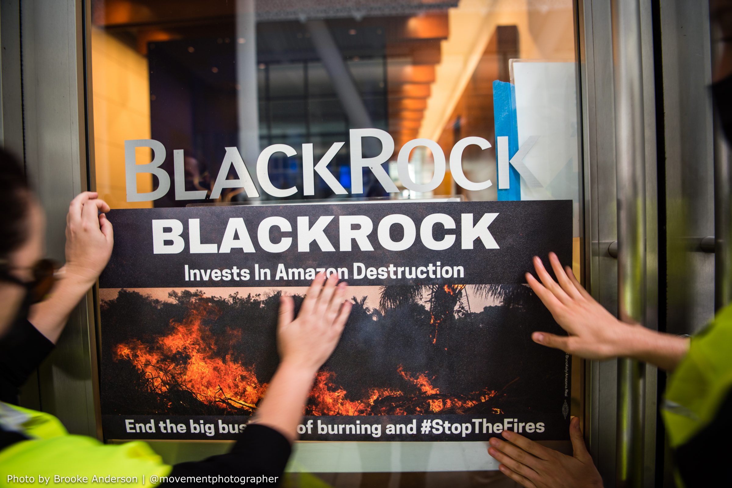 Climate Activists Ramp Up Pressure on BlackRock During Fires Week of Action