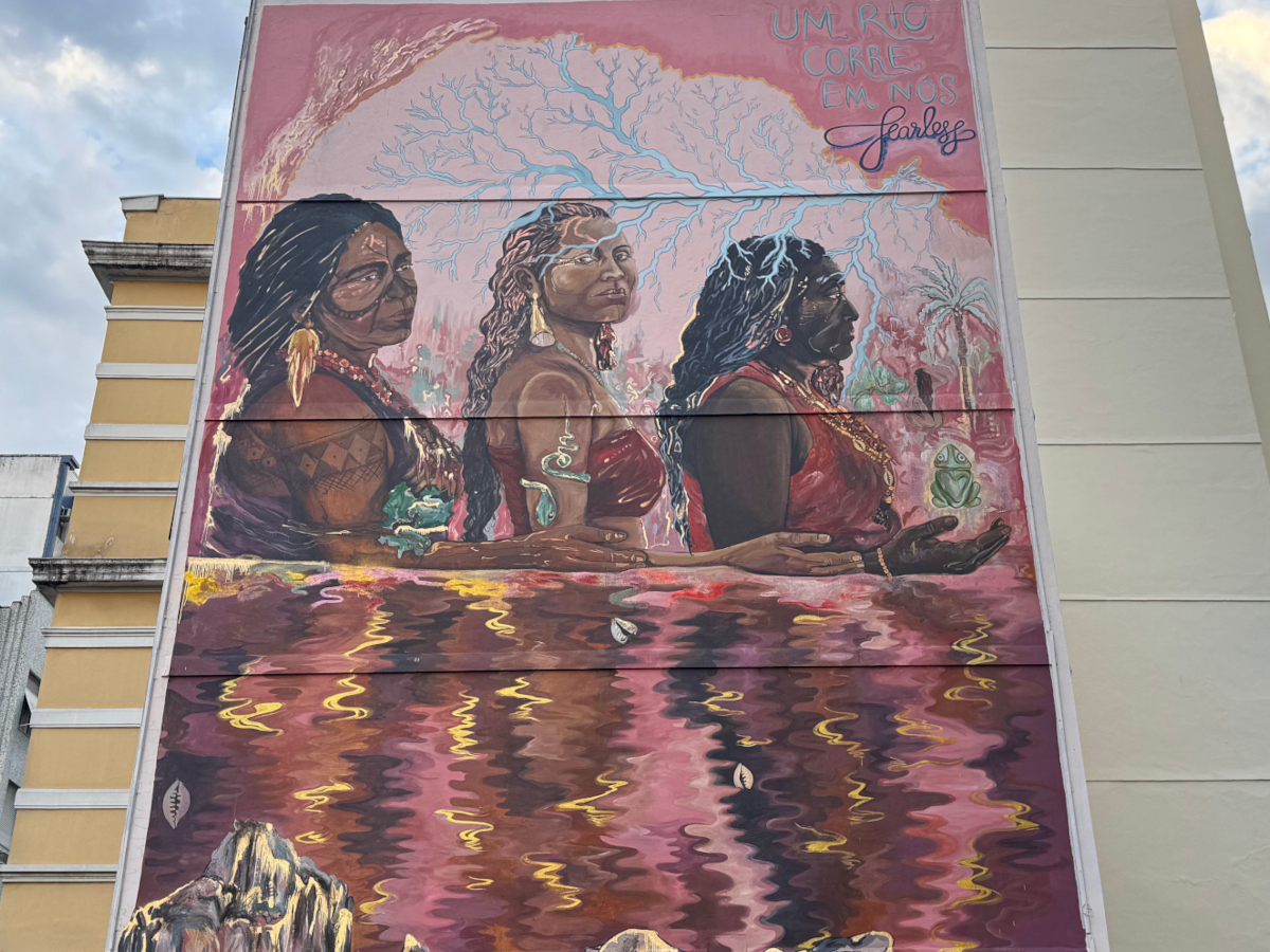 Rio Mural Honors Women Defending the Amazon’s Rivers